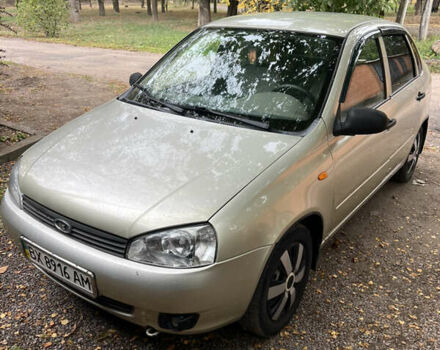 Желтый ВАЗ Калина, объемом двигателя 1.6 л и пробегом 97 тыс. км за 2700 $, фото 1 на Automoto.ua