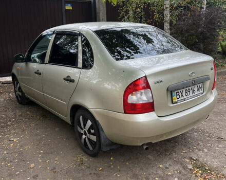 Желтый ВАЗ Калина, объемом двигателя 1.6 л и пробегом 97 тыс. км за 2700 $, фото 2 на Automoto.ua