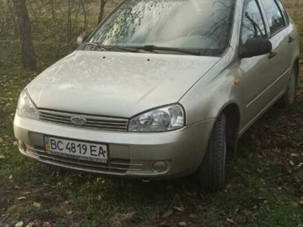 Желтый ВАЗ Калина, объемом двигателя 1.6 л и пробегом 115 тыс. км за 2300 $, фото 1 на Automoto.ua