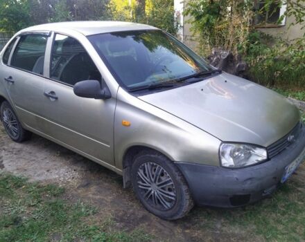 Желтый ВАЗ Калина, объемом двигателя 1.4 л и пробегом 140 тыс. км за 1800 $, фото 1 на Automoto.ua