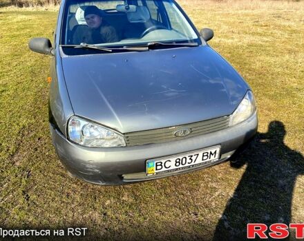 Серый ВАЗ Kalina, объемом двигателя 16 л и пробегом 220 тыс. км за 1250 $, фото 2 на Automoto.ua