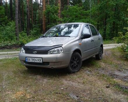 Серый ВАЗ Калина, объемом двигателя 1.6 л и пробегом 216 тыс. км за 1600 $, фото 1 на Automoto.ua