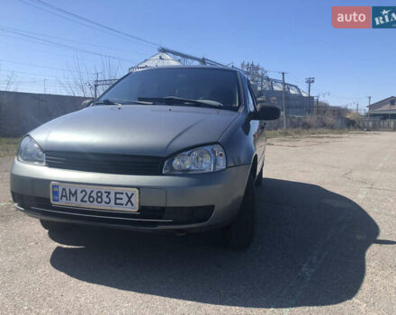 Сірий ВАЗ Калина, об'ємом двигуна 1.39 л та пробігом 192 тис. км за 2400 $, фото 3 на Automoto.ua