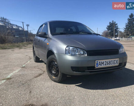 Сірий ВАЗ Калина, об'ємом двигуна 1.39 л та пробігом 192 тис. км за 2400 $, фото 4 на Automoto.ua