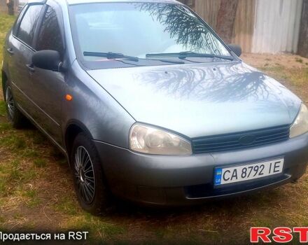 Сірий ВАЗ Kalina, об'ємом двигуна 1.4 л та пробігом 183 тис. км за 2200 $, фото 2 на Automoto.ua