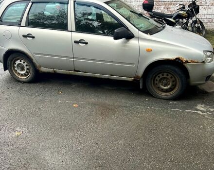 Серый ВАЗ Kalina, объемом двигателя 1.4 л и пробегом 170 тыс. км за 1300 $, фото 1 на Automoto.ua