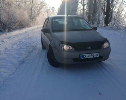 Серый ВАЗ Калина, объемом двигателя 1.6 л и пробегом 218 тыс. км за 1499 $, фото 1 на Automoto.ua