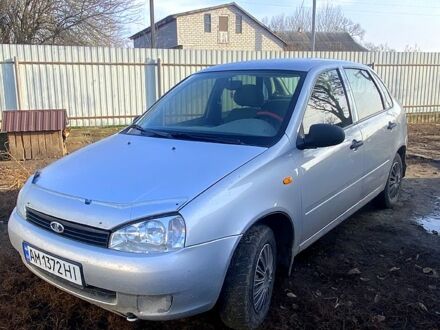 Сірий ВАЗ Kalina, об'ємом двигуна 1.6 л та пробігом 138 тис. км за 1420 $, фото 1 на Automoto.ua