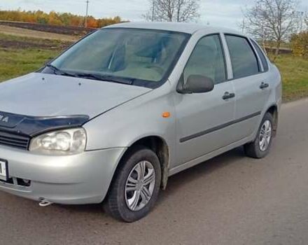 Сірий ВАЗ Калина, об'ємом двигуна 1.6 л та пробігом 124 тис. км за 1600 $, фото 1 на Automoto.ua