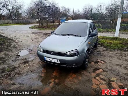 Серый ВАЗ Kalina, объемом двигателя 1.6 л и пробегом 223 тыс. км за 1800 $, фото 1 на Automoto.ua