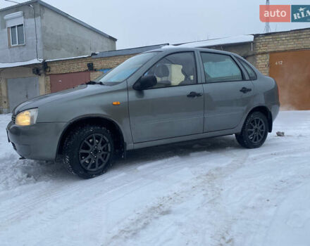 Серый ВАЗ Калина, объемом двигателя 1.4 л и пробегом 185 тыс. км за 2300 $, фото 1 на Automoto.ua