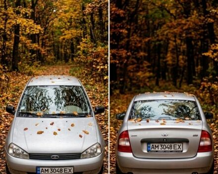 Серый ВАЗ Калина, объемом двигателя 1.4 л и пробегом 124 тыс. км за 2700 $, фото 1 на Automoto.ua