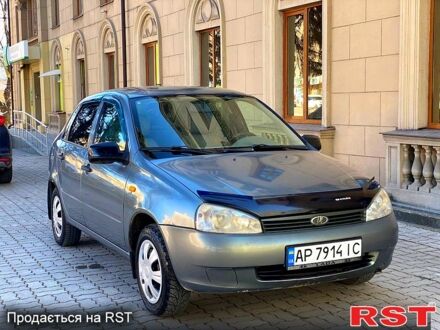 Серый ВАЗ Kalina, объемом двигателя 1.4 л и пробегом 240 тыс. км за 1750 $, фото 1 на Automoto.ua