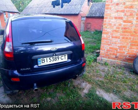 Синий ВАЗ Kalina, объемом двигателя 1.6 л и пробегом 196 тыс. км за 1250 $, фото 3 на Automoto.ua