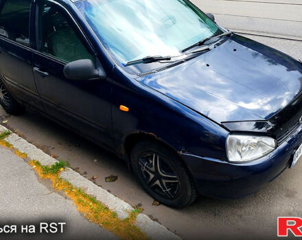 Синий ВАЗ Kalina, объемом двигателя 1.4 л и пробегом 197 тыс. км за 1200 $, фото 2 на Automoto.ua