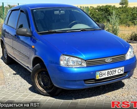 Синий ВАЗ Kalina, объемом двигателя 1.4 л и пробегом 170 тыс. км за 2990 $, фото 4 на Automoto.ua