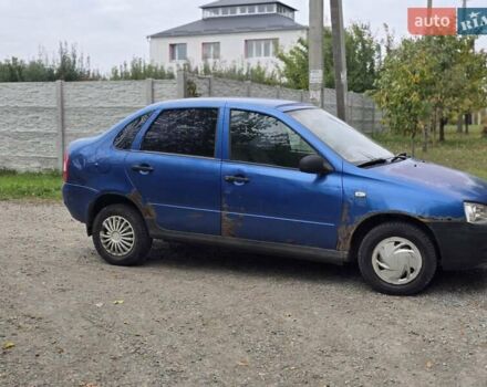 Синий ВАЗ Калина, объемом двигателя 1.6 л и пробегом 160 тыс. км за 800 $, фото 1 на Automoto.ua
