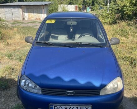 Синий ВАЗ Калина, объемом двигателя 1.6 л и пробегом 196 тыс. км за 1750 $, фото 1 на Automoto.ua