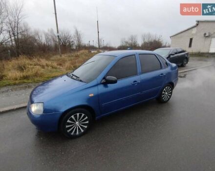 Синий ВАЗ Калина, объемом двигателя 1.6 л и пробегом 214 тыс. км за 1450 $, фото 5 на Automoto.ua