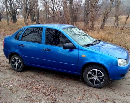Синий ВАЗ Kalina, объемом двигателя 16 л и пробегом 230 тыс. км за 1800 $, фото 3 на Automoto.ua
