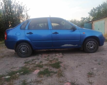 Синий ВАЗ Калина, объемом двигателя 1.6 л и пробегом 250 тыс. км за 1500 $, фото 4 на Automoto.ua