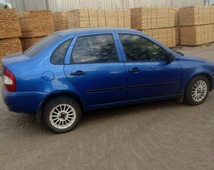 Синий ВАЗ Калина, объемом двигателя 1.6 л и пробегом 172 тыс. км за 2200 $, фото 6 на Automoto.ua