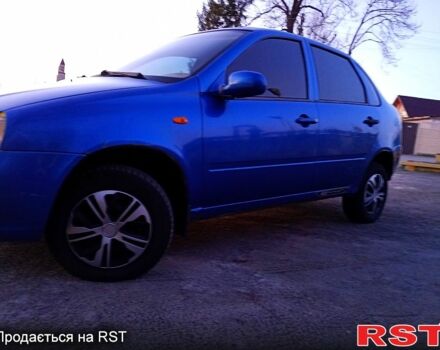 Синий ВАЗ Kalina, объемом двигателя 1.6 л и пробегом 215 тыс. км за 1750 $, фото 3 на Automoto.ua