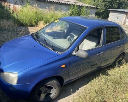 Синий ВАЗ Калина, объемом двигателя 1.6 л и пробегом 196 тыс. км за 1750 $, фото 2 на Automoto.ua