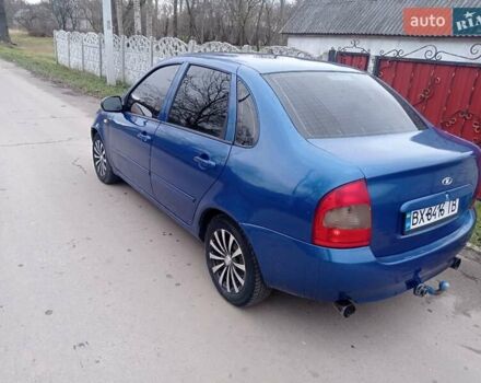 Синий ВАЗ Калина, объемом двигателя 1.6 л и пробегом 215 тыс. км за 1650 $, фото 4 на Automoto.ua