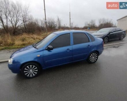 Синий ВАЗ Калина, объемом двигателя 1.6 л и пробегом 214 тыс. км за 1450 $, фото 4 на Automoto.ua