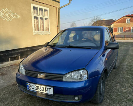 Синий ВАЗ Калина, объемом двигателя 1.6 л и пробегом 400 тыс. км за 1200 $, фото 1 на Automoto.ua