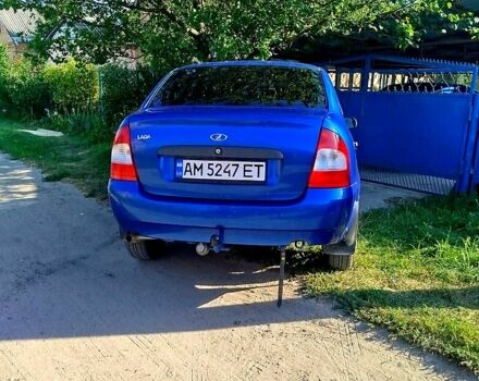 Синий ВАЗ Калина, объемом двигателя 1.6 л и пробегом 222 тыс. км за 2600 $, фото 1 на Automoto.ua