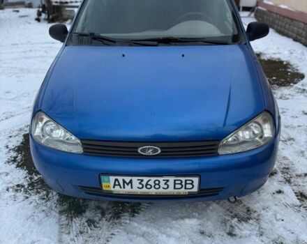 Синий ВАЗ Калина, объемом двигателя 1.6 л и пробегом 185 тыс. км за 1500 $, фото 2 на Automoto.ua