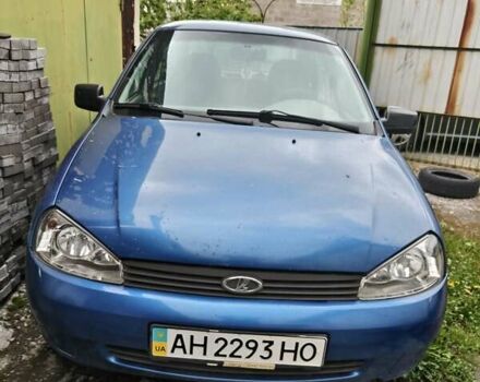 Синий ВАЗ Калина, объемом двигателя 1.6 л и пробегом 210 тыс. км за 2000 $, фото 1 на Automoto.ua