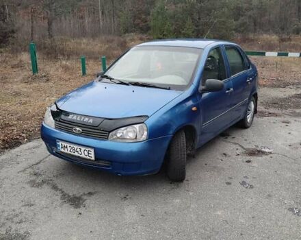 Синий ВАЗ Калина, объемом двигателя 1.6 л и пробегом 265 тыс. км за 2100 $, фото 3 на Automoto.ua