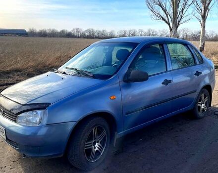 Синий ВАЗ Kalina, объемом двигателя 1.6 л и пробегом 190 тыс. км за 2200 $, фото 2 на Automoto.ua