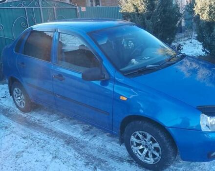 Синий ВАЗ Калина, объемом двигателя 1.6 л и пробегом 205 тыс. км за 2200 $, фото 1 на Automoto.ua