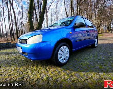 Синий ВАЗ Kalina, объемом двигателя 1.4 л и пробегом 200 тыс. км за 2200 $, фото 1 на Automoto.ua
