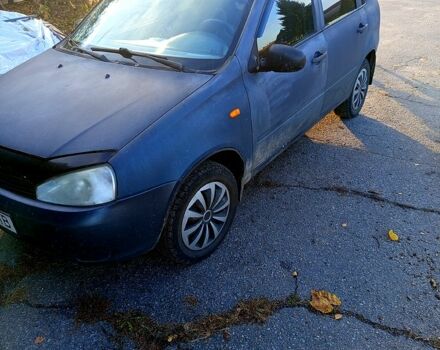 Синий ВАЗ Kalina, объемом двигателя 1.6 л и пробегом 175 тыс. км за 1600 $, фото 2 на Automoto.ua