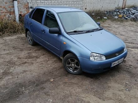 Синий ВАЗ Калина, объемом двигателя 1.6 л и пробегом 216 тыс. км за 1700 $, фото 1 на Automoto.ua