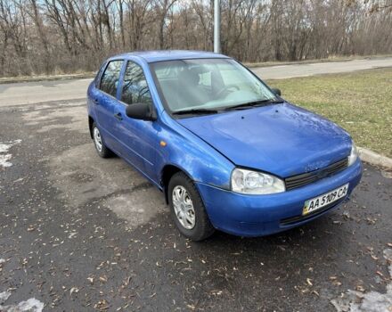 Синий ВАЗ Калина, объемом двигателя 1.6 л и пробегом 220 тыс. км за 1000 $, фото 1 на Automoto.ua