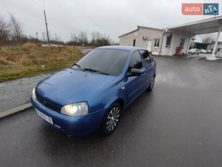Синий ВАЗ Калина, объемом двигателя 1.6 л и пробегом 214 тыс. км за 1450 $, фото 1 на Automoto.ua
