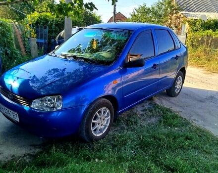 Синий ВАЗ Калина, объемом двигателя 1.6 л и пробегом 222 тыс. км за 2600 $, фото 1 на Automoto.ua
