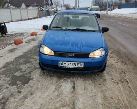 Синий ВАЗ Калина, объемом двигателя 1.6 л и пробегом 244 тыс. км за 1400 $, фото 1 на Automoto.ua