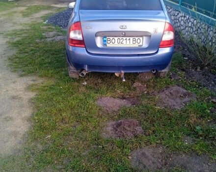 Синий ВАЗ Калина, объемом двигателя 1.6 л и пробегом 150 тыс. км за 500 $, фото 1 на Automoto.ua