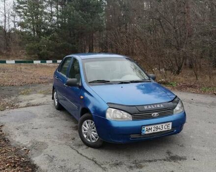 Синий ВАЗ Калина, объемом двигателя 1.6 л и пробегом 265 тыс. км за 2100 $, фото 1 на Automoto.ua