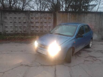 Синий ВАЗ Калина, объемом двигателя 1.6 л и пробегом 290 тыс. км за 1000 $, фото 1 на Automoto.ua