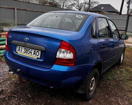 Синий ВАЗ Калина, объемом двигателя 2 л и пробегом 180 тыс. км за 1500 $, фото 1 на Automoto.ua