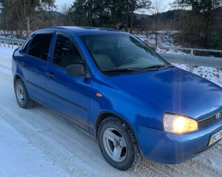 Синій ВАЗ Калина, об'ємом двигуна 1.6 л та пробігом 130 тис. км за 1550 $, фото 1 на Automoto.ua