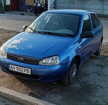 Синий ВАЗ Калина, объемом двигателя 1.6 л и пробегом 150 тыс. км за 1961 $, фото 1 на Automoto.ua